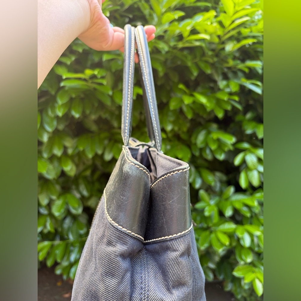 Chanel Turn lock tote bag denim executive work - Picture 8 of 12